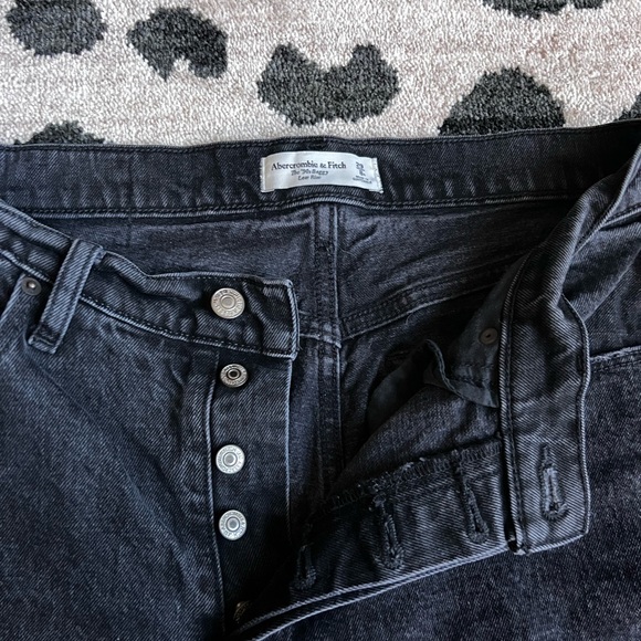 Abercrombie & Fitch 90s baggy low rise with button fly - Picture 4 of 4